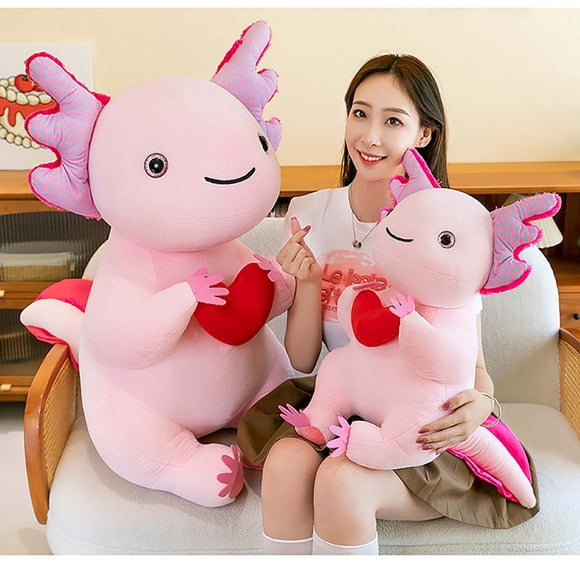 EGNMCR Adorable Love A Of Affection Unique Heart Shaped Doll Softness Meets Sweetness Love Salamander Doll