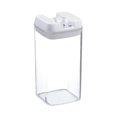 thumbnail image 1 of Easy Lock System Airtight Food Storage Containers, Transparent Kitchen Jars with Rubber Seal Fresh-Keeping Design, Plastic Storage Box Set for Pantry Countertop Organization, 1 of 2
