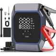 thumbnail image 1 of Iiluee Jump Starter with Air Compressor, Portable Car Battery 12v Jump Starter Battery Pack (8.5 Gas/8.0L Diesel) with LED Display, Emergency Light, Power Bank, 1 of 5