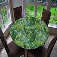 thumbnail image 3 of GROWTH TANK Table Cloth Large Round Elastic Edge Fitted Polyester Waterproof Table Cover - Style05, 3 of 5