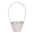thumbnail image 1 of Panier en Bambou Blanc Lavé 13 Pouces H, 1 of 1