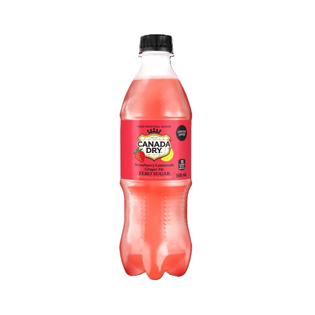 Canada Dry Strawberry Lemonade Zero Sugar