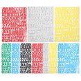 thumbnail image 1 of 12 Sheets Adhesive Stickers English Alphabet Number Stickers Laptop Decals Number Letter Sticker, 1 of 8