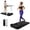 Black, variant on Goplus 2.5HP Under Desk Treadmill for Home and Office Remote Control LED Display White