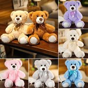 Teddy Bear Plush Doll Huggable Stuffed Animal Toy PP Cotton Kids Christmas Gift for Birthday Party Valentine's Day