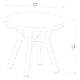 thumbnail image 2 of Table d’appoint extérieure pour patio Prado Better Homes & Gardens - Brun, 2 of 5