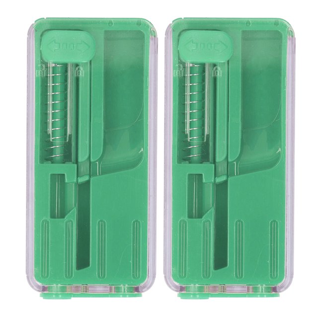 Bursting Beads Pusher Box, Easy To Use Explosion Beads Pusher 2PCS One Hand Operation For Travel Red,White,Green,Black,Orange