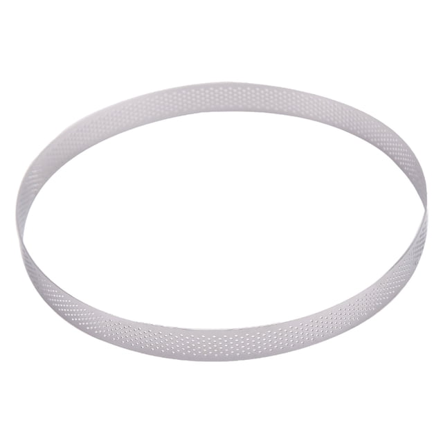 WIFKLSIIPG Tart Rings 8 inch Round Perforated Cake Ring Heat Nonstick Stainless Steel Baking Rings Heat Ring for Cooking,Culinary Applications,High Performance,Everyday Baking & Cooking