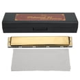 thumbnail image 3 of Harmonica, Harmonica Musical Instrument, Harmonica Case Kids Harmonica Durable For Adults Beginner Golden C# Key, 3 of 8