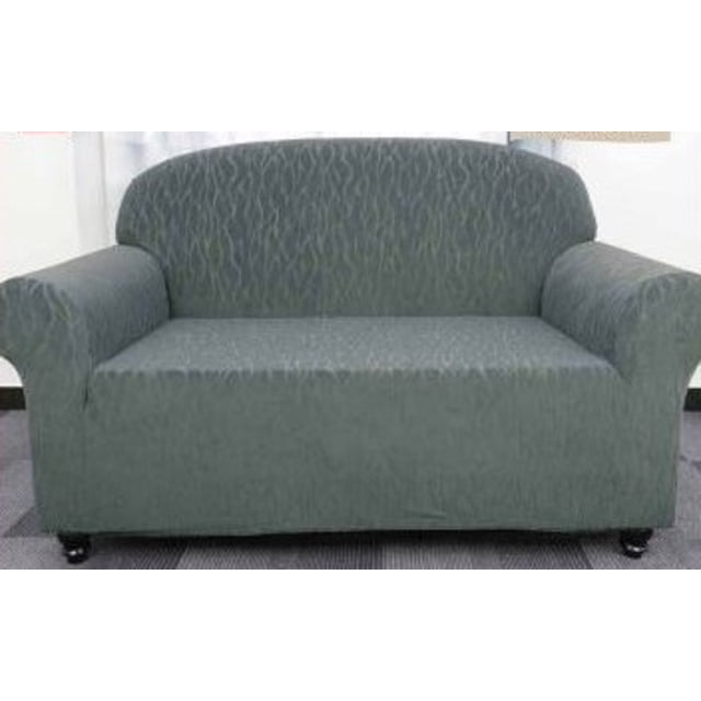 (75x88 Pouces) Housse Extensible pour Causeuse - Argent