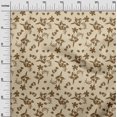thumbnail image 2 of oneOone Polyester Lycra Peach Fabric Florals Craft Projects Decor Fabric Printed By The Yard 56 Inch Wide, 2 of 4