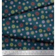 thumbnail image 1 of Soimoi Tissu Jersey en Coton Tissu à Imprimé Floral Artistique au Mètre 58 Pouces de Large, 1 of 3