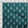 thumbnail image 2 of oneOone Polyester Lycra Fabric Paisley Block Print Fabric BTY 56 Inch Wide, 2 of 4
