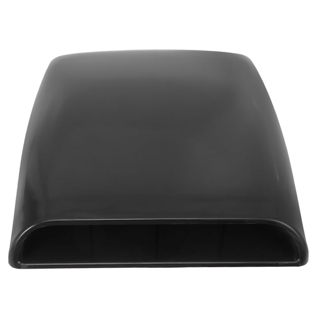 1pc Fake Car Engine Cover Air Vents Outlet Decorative Sticker Decals Car Stlyling Accessories (Black)