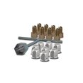 thumbnail image 4 of Pacific Dualies 30 1708 Trousse de Simulateur de Roue en Acier Inoxydable Poli de 17 Pouces avec 8, 4 of 5