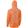 thumbnail image 3 of Forcefield Hooded Long Sleeve Ultrasoft Technical Tee, 3 of 3