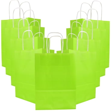 24pcs Gift Bags Party Treat Bags Paper Candy Bags Birthday Party Goodie Bags with Handles