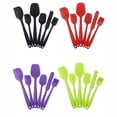 thumbnail image 1 of Kitchen Utensils Set Silicone Cooking Utensils 6 Piece Silicone Spatula Set Kitchen Silicone Spatula Utensil Set Kitchen Utensils Set Stainless Steel Stainless Steel Cooking Utensils Set, 1 of 2