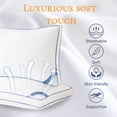 thumbnail image 3 of BedTreat Goose Down Feather Pillows Queen Size Set of 2, Luxury Soft Hotel Quality pillows for Sleeping, Organic Cotton Cover Bed Pillows, 3 of 6