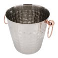 thumbnail image 2 of 3L Portable en Acier Inoxydable Seau à Glace Conteneur Champagne Baril avec Poignée pour la Maison Bar Utilisation, 2 of 10