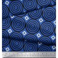 thumbnail image 2 of Soimoi Cotton Duck Fabric Diamond & Circle Block Fabric Prints by Yard 56 Inch Wide, 2 of 2