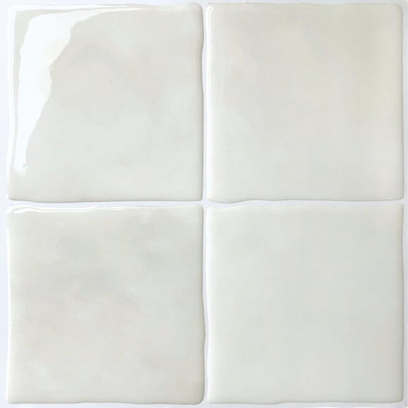 Smart Tiles Peel and Stick Backsplash, 5 Adhesive Tiles, Zellige Beige/Grey, 9"x9"