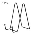thumbnail image 3 of Unique Bargains 5Pack 7.5Inch Plate Stand for Display Iron Easel Plate Holder for Photo Black, 3 of 5