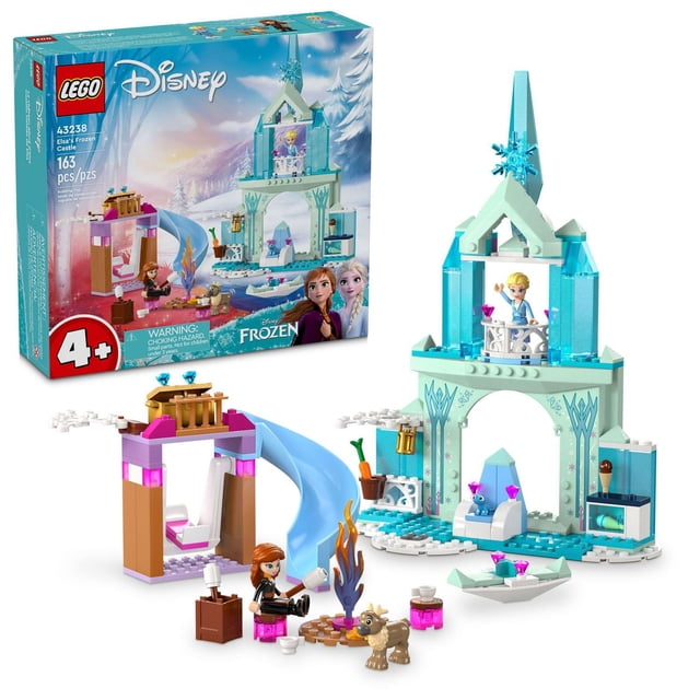 LEGO Disney Princess Le château glacé d’Elsa 43238 Ensemble de construction (163 pièces)