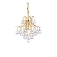 thumbnail image 3 of Elegant Lighting Toureg 12" 3 Light Royal Crystal Chandelier, 3 of 6