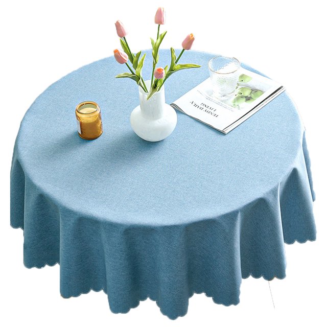 Waterproof microfiber tablecloths, round tablecloths for outdoor and interior trim cloth