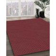 thumbnail image 3 of Ahgly Company Machine Washable Indoor Square Transitional Brown Red Area Rugs, 5' Square, 3 of 7