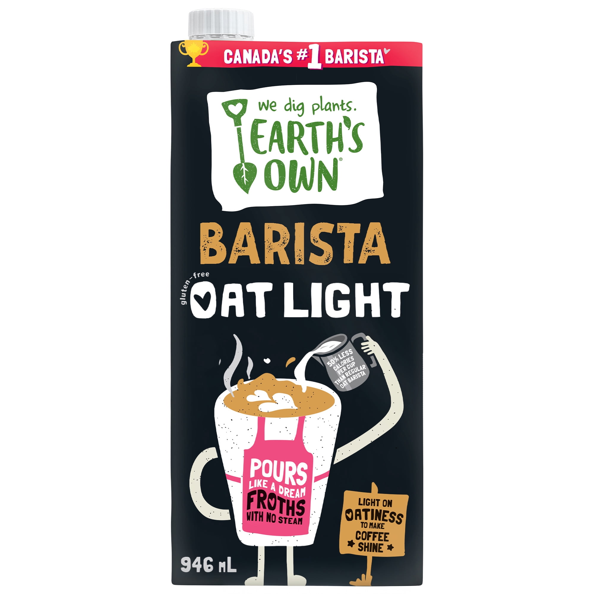 Boisson à l’avoine légère Barista, 946 mL