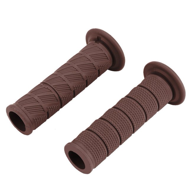KIMISS 2Pcs 22mm Universal Vintage Motorcycle Handlebar Grips Diagonal Handle Bar Ends
