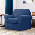 thumbnail image 2 of CHUN YI Stretch Checks Spandex Sofa Cover Separate Backrests Cushions Cover Slipcover, 2 of 5