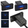 thumbnail image 2 of Car Charger Fast Charging PD Type C/USB RV USB Outlet Adapter Car Charge, 2 of 8