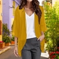 thumbnail image 2 of 2025 Femmes Solide Élégant Bouffant Femmes Automne Cardigans Chandails Manche Mousseline Cardigan Ample Cardigans d'Automne Couvre-Chef Chemisier Décontracté Cardigans de Soirée pour Femmes, 2 of 4