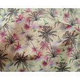 thumbnail image 5 of oneOone Silk Tabby Light Yellow Fabric Sea Life Pattern Sewing Craft Projects Fabric Prints By Yard 42 Inch Wide, 5 of 5