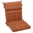 thumbnail image 2 of Coussin de Chaise d'Extérieur Carré pour Siège/dossier en Polyester Filé de 18 Po sur 38 Po - Vanya Paprika, 2 of 4