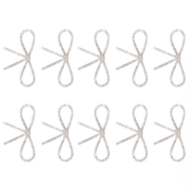 Brillant Verre Glaçure Arc, Arc en Strass, Différent pour les Robes de Mariée Robes Femmes à la Maison