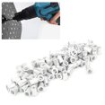thumbnail image 3 of Pull Riveting Nuts, 100 Pcs Aluminum Galvanized Flat Head Threaded Insert Nut Vertical Hardware Accessories, 3 of 8