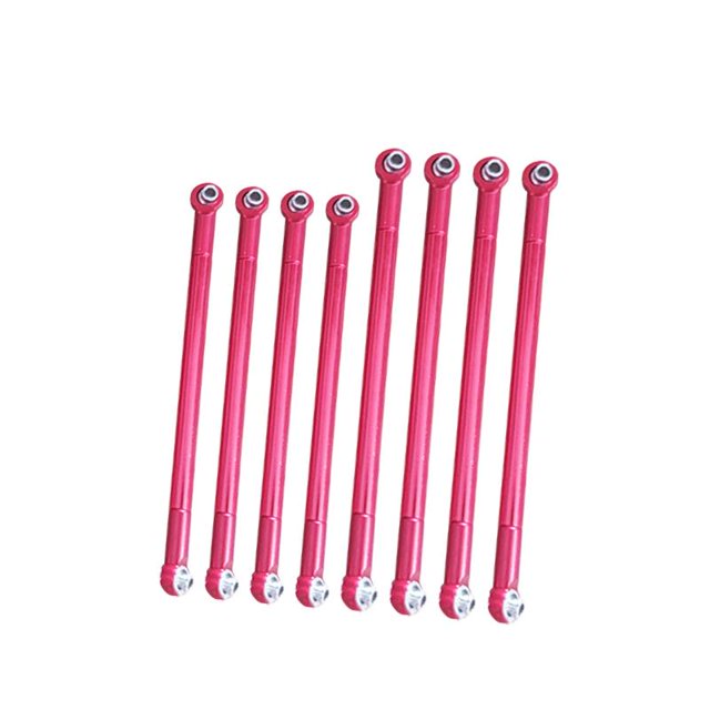lionlar RC Pull Rod Spare Part Sturdy RC Tie Rod for MN86S MN128 1:12 RC Accessories Red