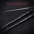 thumbnail image 2 of Fishing Rod & Reel Combo Set Portable Telescopic 180cm/210cm, 2 of 8