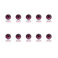thumbnail image 3 of Nail Rhinestones Flat-Bottom Multi-faceted Sides DIY Handcraft Excellent Gloss Manicure Crystal Different Styles Mobile Phone Dark Purple, 3 of 6