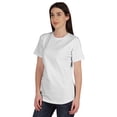 thumbnail image 4 of Inkmeso Womens Basic Crewneck Tshirt Short Sleeve Regular Fit Long Tee Workout Top, 4 of 8