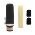 thumbnail image 1 of pitrice 1 Set Clarinet Mouthpiece Kit with Ligature Saxophone Good Sound Reed Clip Fastener Cushions Clamp for Beginner, 1 of 8