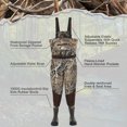 thumbnail image 2 of 8 Fans Breathable Hunting Waders,1000G Insulation Boots with Removable Insulated Liner for Duck Hunting, 2 of 5