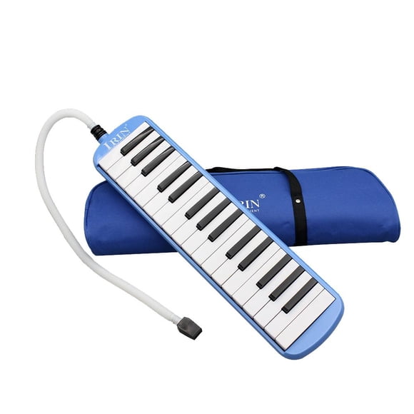 Instrument Mélodique à 32 Touches, Clavier de Piano Mélodique avec Tubes Longs Souples, Pochette de Transport pour Embouts Courts Portables et Melo, L0J7