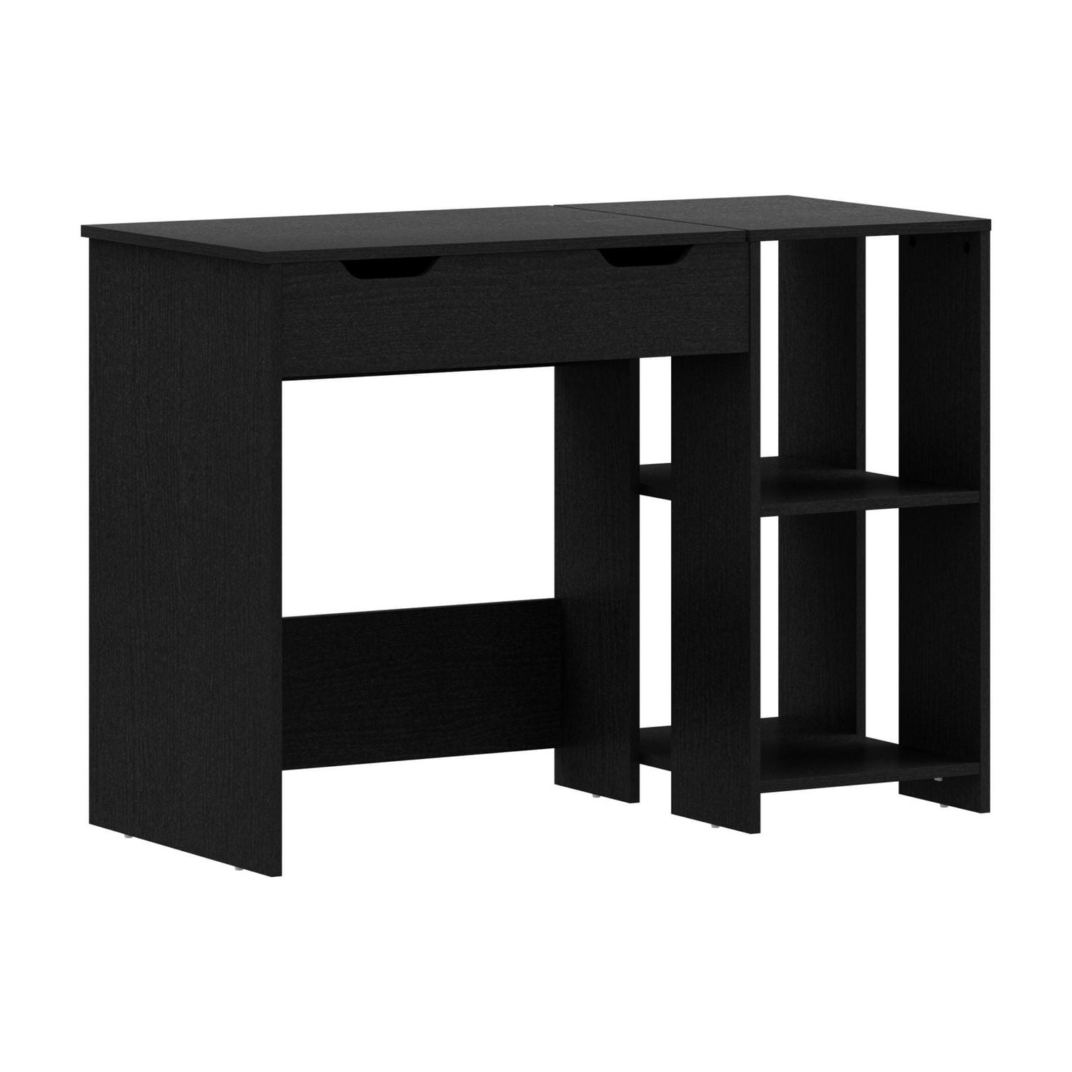 Hillsdale Cedar Falls Bureau d'étude en bois avec 2 casiers, chêne noir