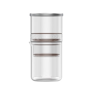 Amdohai Cafetière à Infusion à Froid - Cafetière à Infusion à Froid en Verre 300 ml pour Thé Glacé et Café