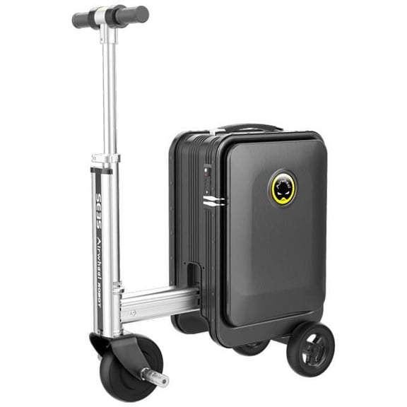 Airwheel Smart Riding Suitcase SE3S with Removable Battery, 21 Litre Storage, Black